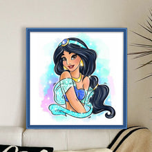 Load image into Gallery viewer, Disney Princess-Princess Jasmine - 40*40CM 9CT Stamped Cross Stitch
