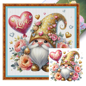 Caring Goblin - 40*40CM 11CT Stamped Cross Stitch
