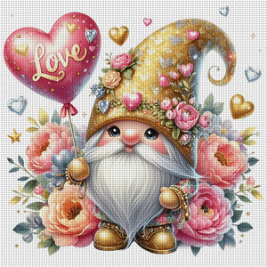 Caring Goblin - 40*40CM 11CT Stamped Cross Stitch