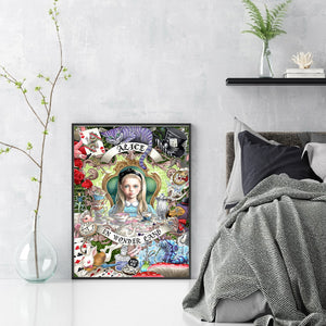 Alice In Wonderland - 40*55CM 11CT Stamped Cross Stitch