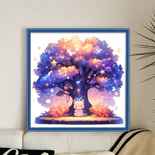 Load image into Gallery viewer, Cat Under Tree - 50*50CM 11CT Stamped Cross Stitch
