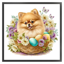 Load image into Gallery viewer, Puppy - 30*30CM 18CT Stamped Cross Stitch
