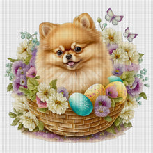 Load image into Gallery viewer, Puppy - 30*30CM 18CT Stamped Cross Stitch
