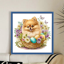 Load image into Gallery viewer, Puppy - 30*30CM 18CT Stamped Cross Stitch
