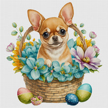 Load image into Gallery viewer, Puppy - 30*30CM 18CT Stamped Cross Stitch
