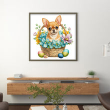 Load image into Gallery viewer, Puppy - 30*30CM 18CT Stamped Cross Stitch
