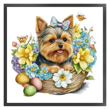 Load image into Gallery viewer, Puppy - 30*30CM 18CT Stamped Cross Stitch
