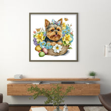 Load image into Gallery viewer, Puppy - 30*30CM 18CT Stamped Cross Stitch
