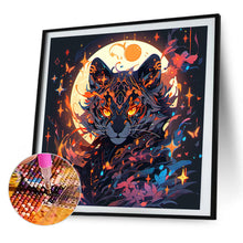 Load image into Gallery viewer, Tiger Under The Moon 40*40CM(Picture) Full AB Round Drill Diamond Painting
