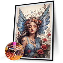 Load image into Gallery viewer, Butterfly Girl 40*60CM(Picture) Full AB Round Drill Diamond Painting
