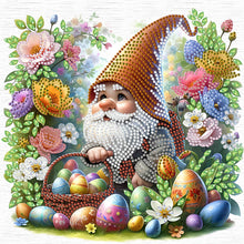 Load image into Gallery viewer, Easter Garden Gnome 30*30CM(Canvas) Partial Special Shaped Drill Diamond Painting
