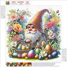 Load image into Gallery viewer, Easter Garden Gnome 30*30CM(Canvas) Partial Special Shaped Drill Diamond Painting
