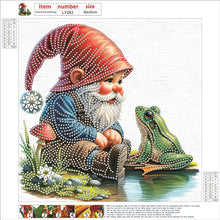 Load image into Gallery viewer, Easter Garden Gnome 30*30CM(Canvas) Partial Special Shaped Drill Diamond Painting
