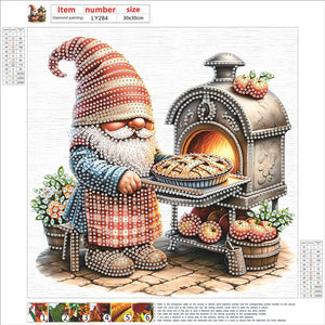 Easter Garden Gnome 30*30CM(Canvas) Partial Special Shaped Drill Diamond Painting