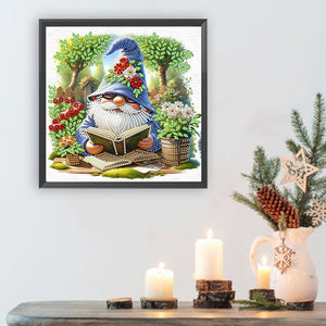 Easter Garden Gnome 30*30CM(Canvas) Partial Special Shaped Drill Diamond Painting