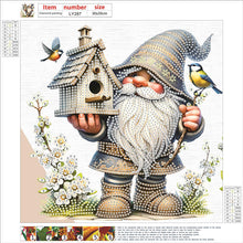 Load image into Gallery viewer, Easter Garden Gnome 30*30CM(Canvas) Partial Special Shaped Drill Diamond Painting
