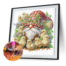 Load image into Gallery viewer, Easter Garden Gnome 30*30CM(Canvas) Partial Special Shaped Drill Diamond Painting
