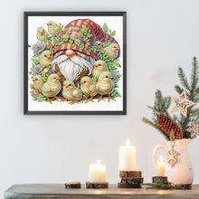 Load image into Gallery viewer, Easter Garden Gnome 30*30CM(Canvas) Partial Special Shaped Drill Diamond Painting
