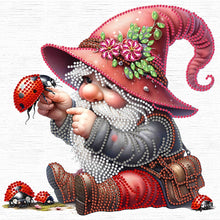 Load image into Gallery viewer, Easter Garden Gnome 30*30CM(Canvas) Partial Special Shaped Drill Diamond Painting
