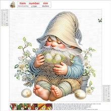 Load image into Gallery viewer, Easter Garden Gnome 30*30CM(Canvas) Partial Special Shaped Drill Diamond Painting
