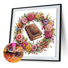 Load image into Gallery viewer, Biblical Wreath 30*30CM(Canvas) Partial Special Shaped Drill Diamond Painting
