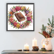 Load image into Gallery viewer, Biblical Wreath 30*30CM(Canvas) Partial Special Shaped Drill Diamond Painting
