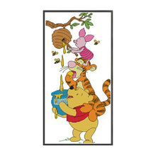 Load image into Gallery viewer, Steal Honey - 21*43CM 14CT Stamped Cross Stitch
