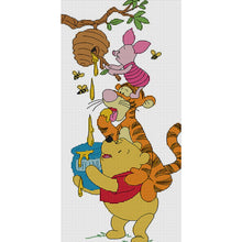 Load image into Gallery viewer, Steal Honey - 21*43CM 14CT Stamped Cross Stitch
