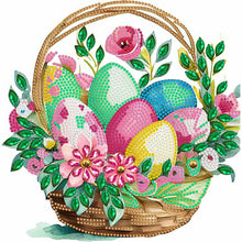 Load image into Gallery viewer, Basket Bouquet With Easter Eggs 30*30CM(Canvas) Partial Special Shaped Drill Diamond Painting
