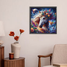 Load image into Gallery viewer, Hummingbird And Horse 30*30CM(Canvas) Full Round Drill Diamond Painting
