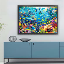 Load image into Gallery viewer, The Underwater World - 60*45CM 18CT Stamped Cross Stitch
