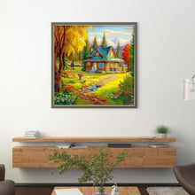 Load image into Gallery viewer, Country House - 40*40CM 11CT Stamped Cross Stitch
