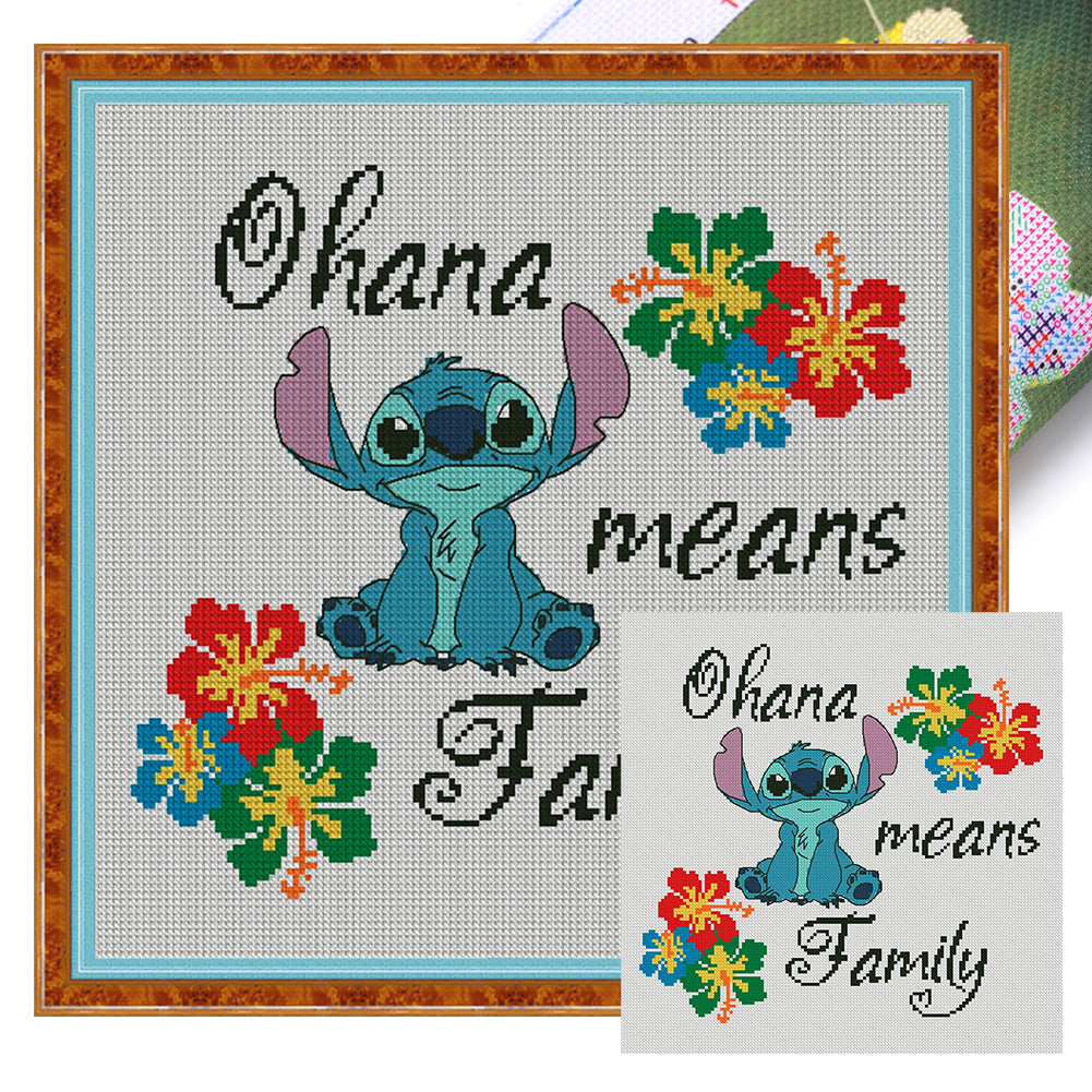 Stitch - 40*40CM 11CT Stamped Cross Stitch