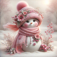 Load image into Gallery viewer, Snowman - 40*40CM 11CT Stamped Cross Stitch
