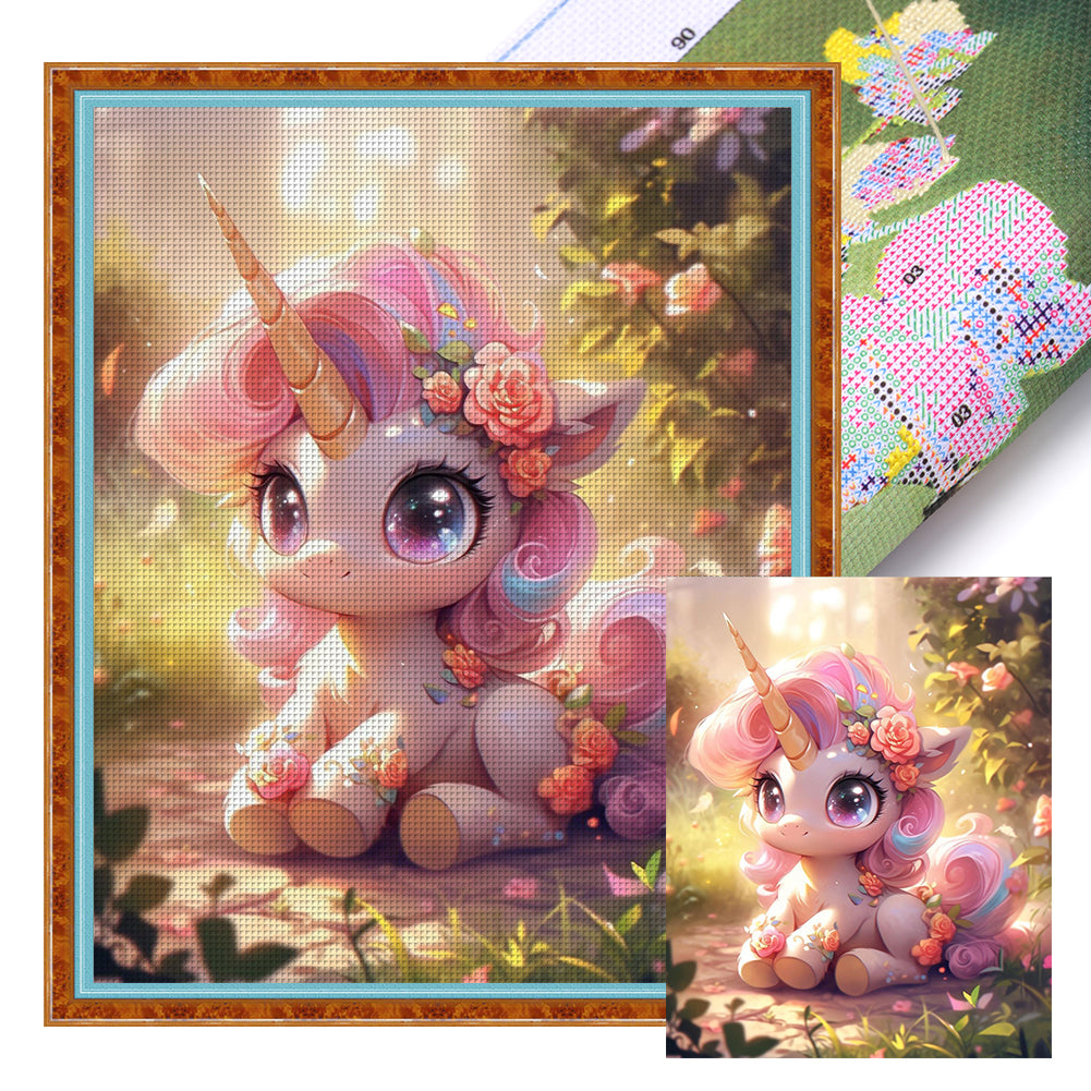 Unicorn - 40*50CM 11CT Stamped Cross Stitch