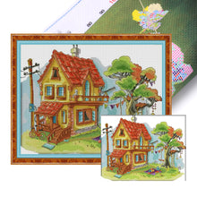 Load image into Gallery viewer, Dream House - 52*40CM 14CT Stamped Cross Stitch
