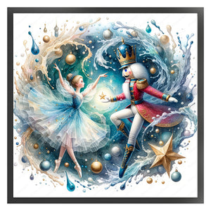 Nutcracker - 40*40CM 11CT Stamped Cross Stitch