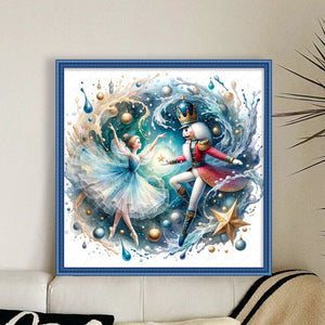 Nutcracker - 40*40CM 11CT Stamped Cross Stitch
