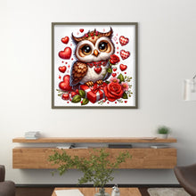 Load image into Gallery viewer, Love Owl - 40*40CM 11CT Stamped Cross Stitch
