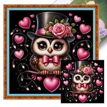 Load image into Gallery viewer, Love Owl - 40*40CM 11CT Stamped Cross Stitch
