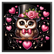 Load image into Gallery viewer, Love Owl - 40*40CM 11CT Stamped Cross Stitch
