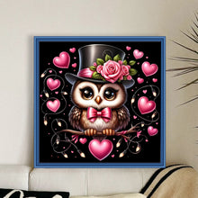 Load image into Gallery viewer, Love Owl - 40*40CM 11CT Stamped Cross Stitch
