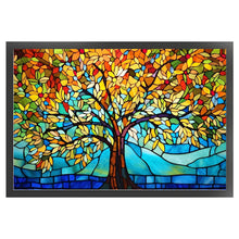 Load image into Gallery viewer, Glass Painting-Tree Of Life - 60*40CM 11CT Stamped Cross Stitch
