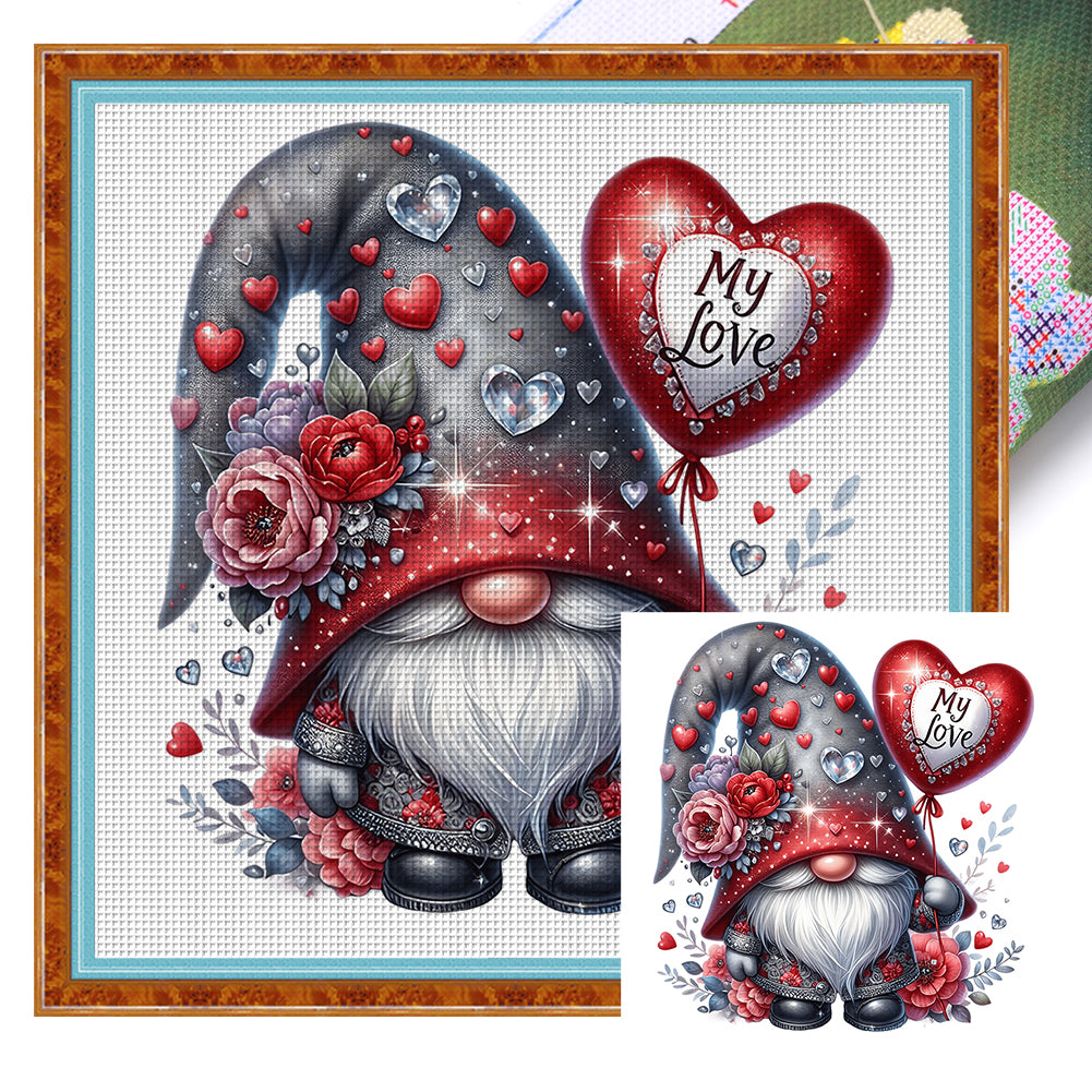 Caring Goblin - 40*40CM 11CT Stamped Cross Stitch