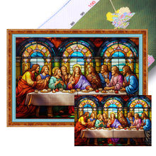 Load image into Gallery viewer, Glass Painting-Fr. - 60*40CM 11CT Stamped Cross Stitch
