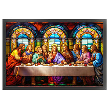 Load image into Gallery viewer, Glass Painting-Fr. - 60*40CM 11CT Stamped Cross Stitch
