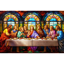 Load image into Gallery viewer, Glass Painting-Fr. - 60*40CM 11CT Stamped Cross Stitch
