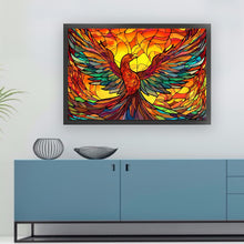 Load image into Gallery viewer, Glass Painting-Phoenix - 60*40CM 11CT Stamped Cross Stitch
