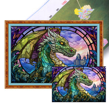 Load image into Gallery viewer, Glass Painting- - 60*40CM 11CT Stamped Cross Stitch
