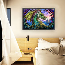 Load image into Gallery viewer, Glass Painting- - 60*40CM 11CT Stamped Cross Stitch
